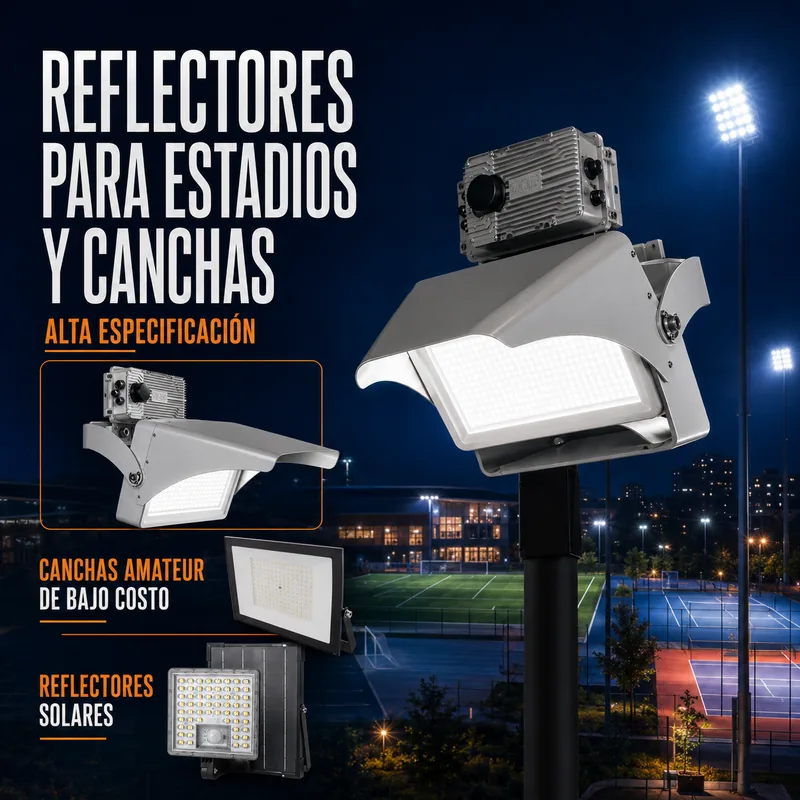 Reflectores para estadios y canchas